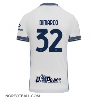 Billige Fotballdrakt Inter Milan Federico Dimarco #32 Replika Bortedrakt 2024-25 Kortermet